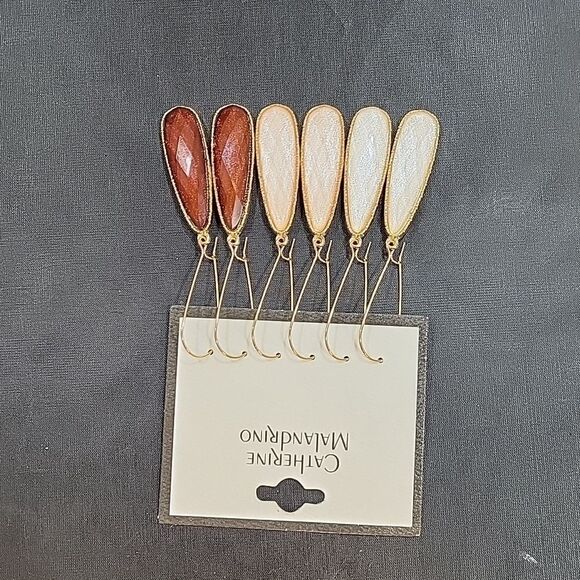 BRAND NEW  CATHERINE MALANDRINO DANGLING DROP WOMEN"S EARRINGS - Picture 9 of 12